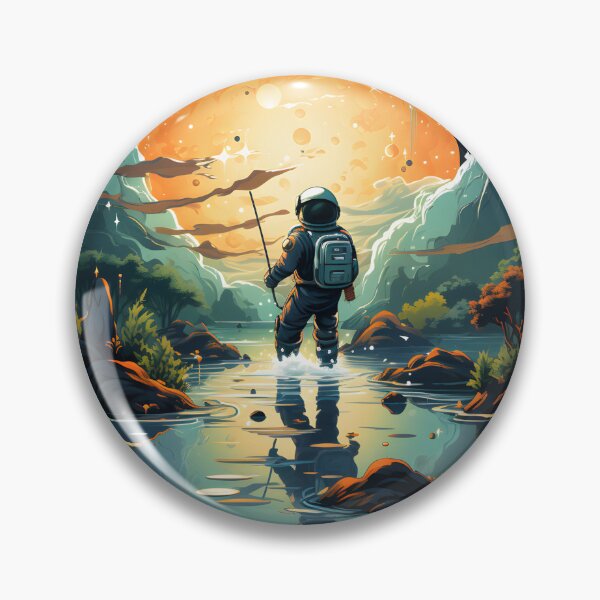Item preview, Celestial Catch: Astronaut's Journey to the Stars designed and sold by Retro Fit.