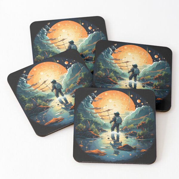 Item preview, Celestial Catch: Astronaut's Journey to the Stars designed and sold by Retro Fit.