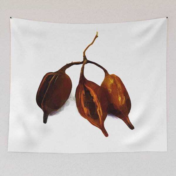Item preview, Flame tree seeds. Image created using geometric shapes designed and sold by EdgyEdgeArt.