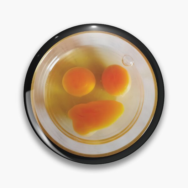 Item preview, Funny egg-citing Egg Emoji photography, cool and unique photo of eggs on the plate designed and sold by twisted-dot.