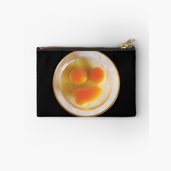 Item preview, Funny egg-citing Egg Emoji photography, cool and unique photo of eggs on the plate designed and sold by twisted-dot.