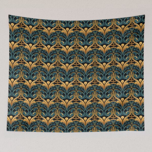 Item preview, Art Nouveau Pattern - Mucha Style designed and sold by Leksal.