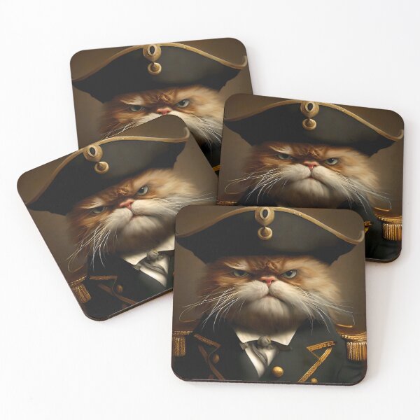 Item preview, Captain Salt Whiskerwaves designed and sold by catnip-and-co.