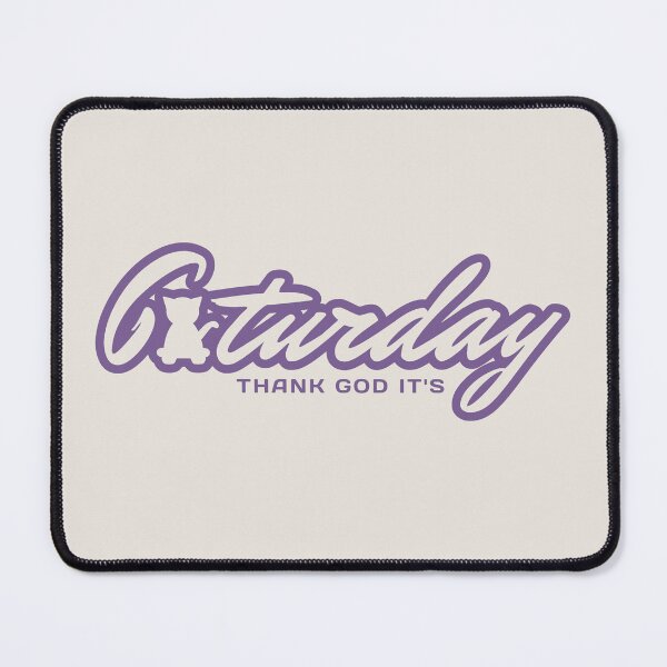 Item preview, Purlpe Vintage Caturday - Thank God Its designed and sold by ViewerEqualsPhoton.