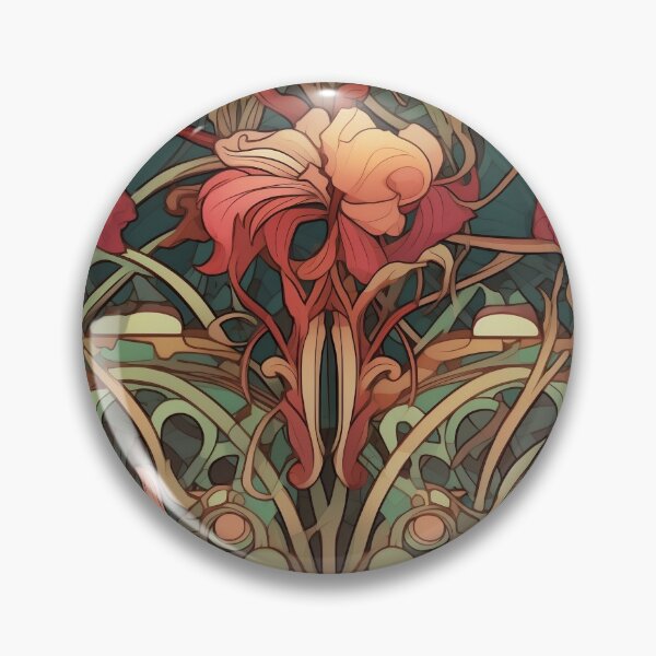 Item preview, Art Nouveau Pattern - Mucha Style designed and sold by Leksal.