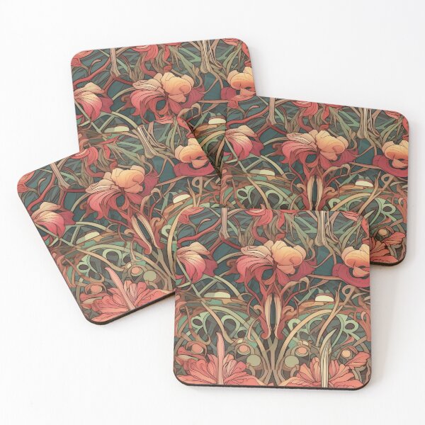 Item preview, Art Nouveau Pattern - Mucha Style designed and sold by Leksal.