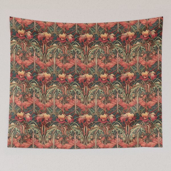 Item preview, Art Nouveau Pattern - Mucha Style designed and sold by Leksal.