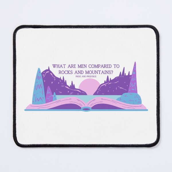 Item preview, What are Men Compared to Rocks and Mountains Pride and Prejudice Art designed and sold by doria-photos.