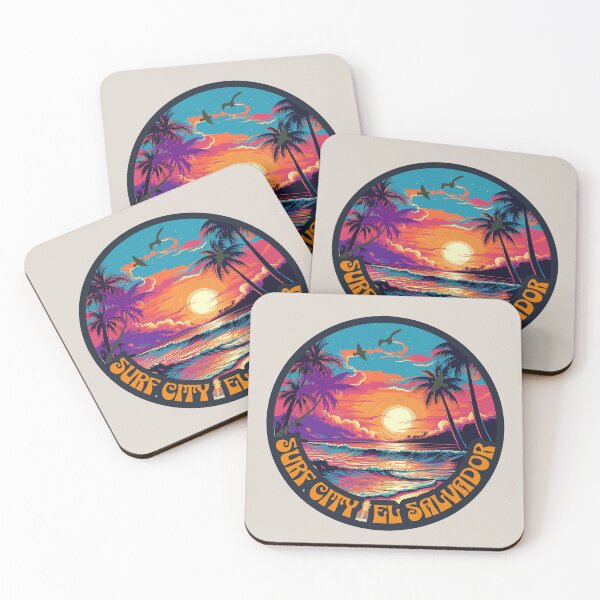 Item preview, Surf City, El Salvador- Summer Time Sunsets -Essential T-shirts and Hoodies designed and sold by PatriciaReyes.