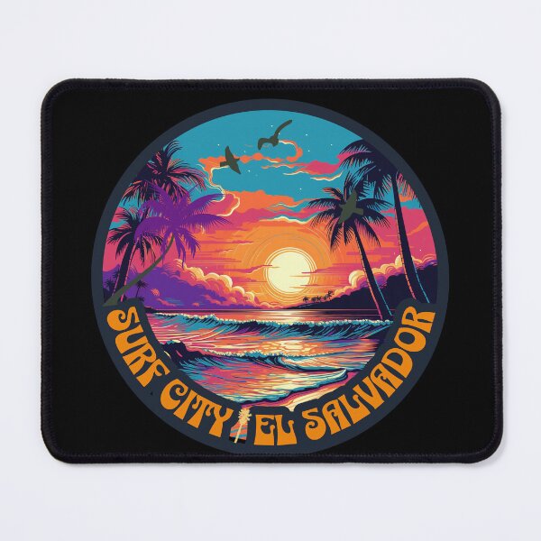 Item preview, Surf City, El Salvador- Summer Time Sunsets -Essential T-shirts and Hoodies designed and sold by PatriciaReyes.