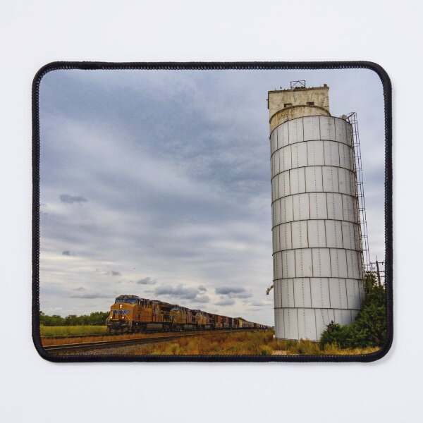 Item preview, Train and Silo on the Great Plains designed and sold by Brian Shaw.