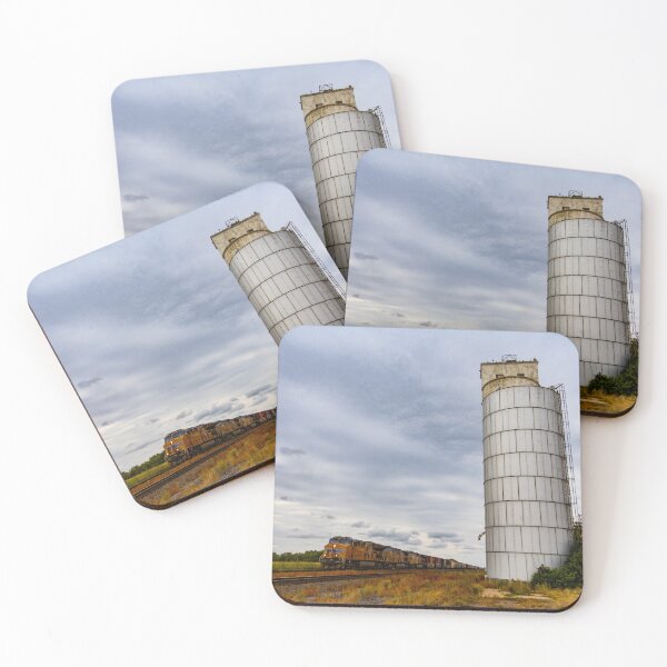 Item preview, Train and Silo on the Great Plains designed and sold by Brian Shaw.