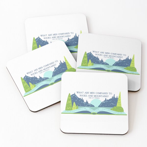 Item preview, What are Men Compared to Rocks and Mountains Pride and Prejudice Art designed and sold by doria-photos.