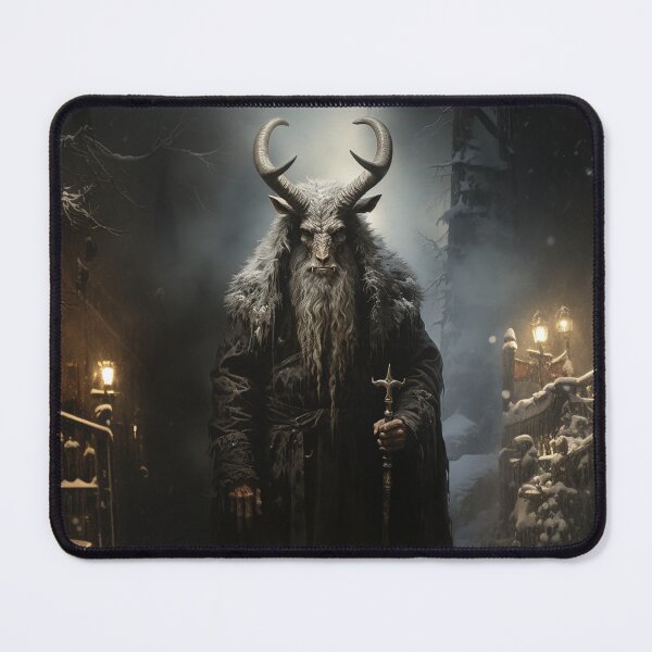 Item preview, Krampus Winter Festive Artwork: Mythical Creature in Seasonal Setting designed and sold by SuperSeries.