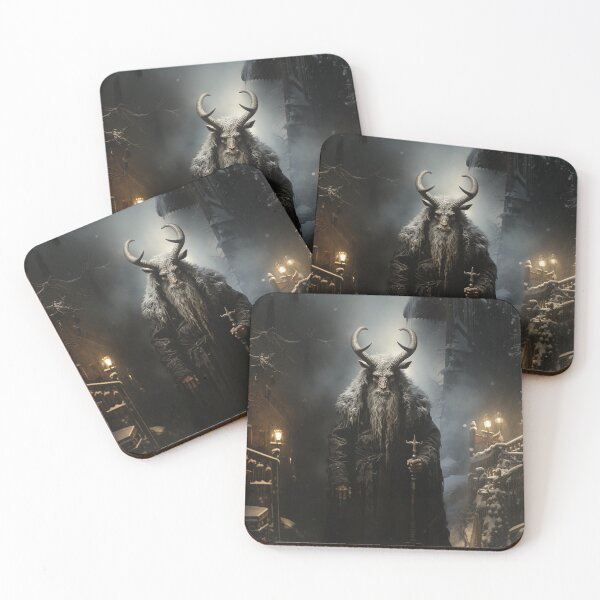 Item preview, Krampus Winter Festive Artwork: Mythical Creature in Seasonal Setting designed and sold by SuperSeries.