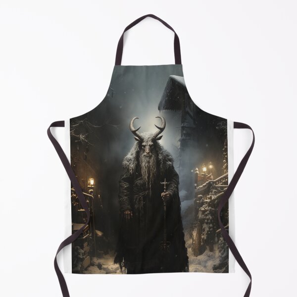 Item preview, Krampus Winter Festive Artwork: Mythical Creature in Seasonal Setting designed and sold by SuperSeries.