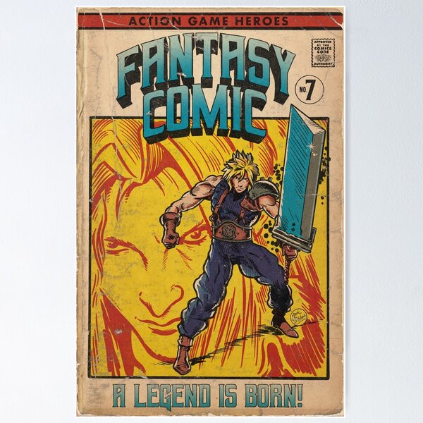 Item preview, Fantasy Comic Number 7 - Comic book cover Fan Art designed and sold by MarkScicluna.