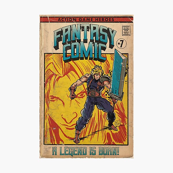 Item preview, Fantasy Comic Number 7 - Comic book cover Fan Art designed and sold by MarkScicluna.