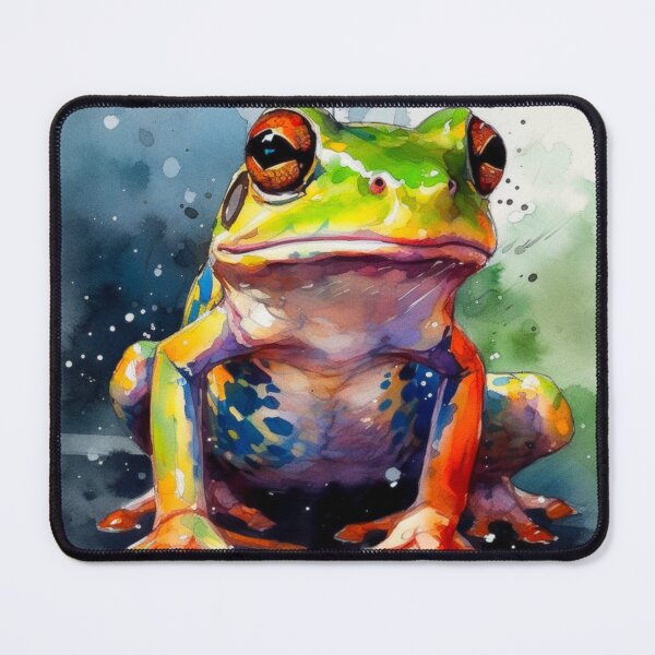 Item preview, Colorful Art frog print designed and sold by PaperieJennifer.