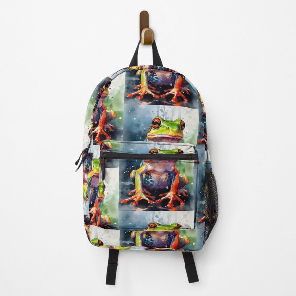 Item preview, Colorful Art frog print designed and sold by PaperieJennifer.