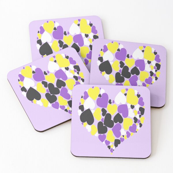 Item preview, A Heart Of Hearts Nonbinary Proud To Love designed and sold by taiche.