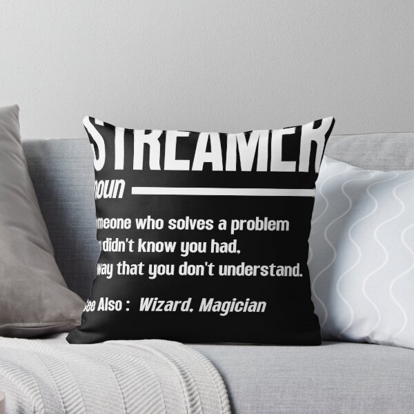 Item preview, Streamer Noun shirt, Minimalist graphic shirts for streamers designed and sold by ScionEros.
