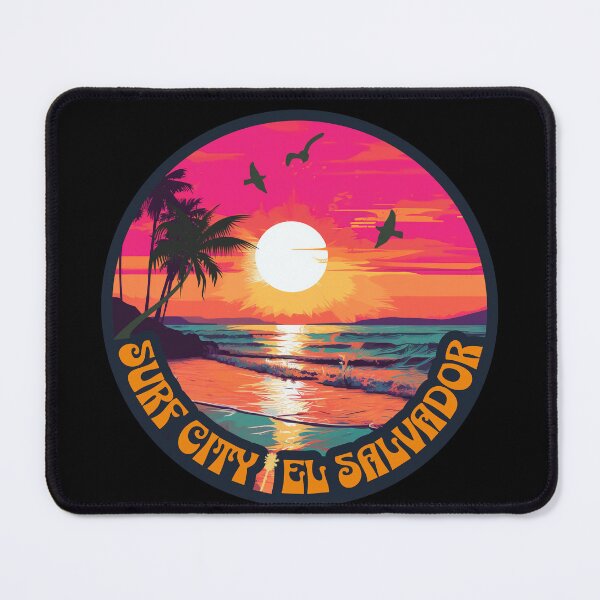 Item preview, Surf City, El Salvador- Summer Time Sunset--Essential T-shirts and Hoodies designed and sold by PatriciaReyes.