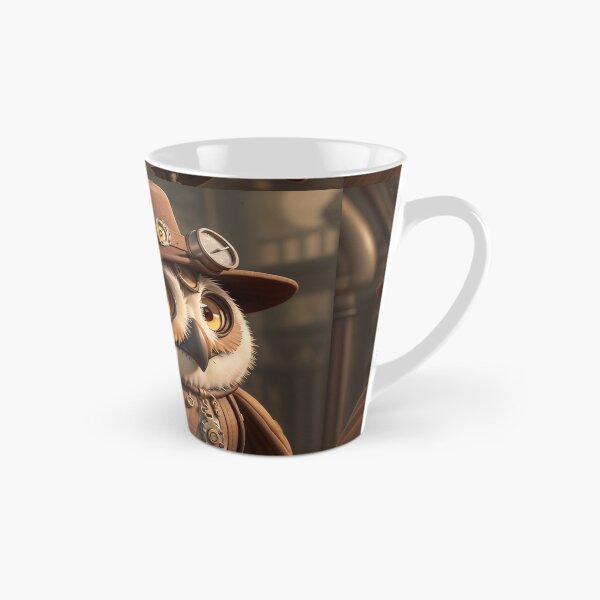 Item preview, 3D Steampunk Owl Art Painting Design Print designed and sold by randomtdesigns.