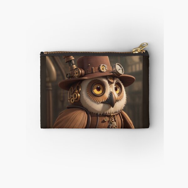 Item preview, 3D Steampunk Owl Art Painting Design Print designed and sold by randomtdesigns.