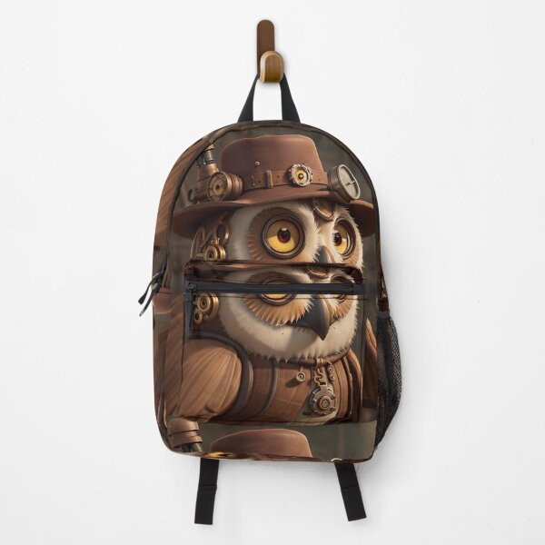 Item preview, 3D Steampunk Owl Art Painting Design Print designed and sold by randomtdesigns.