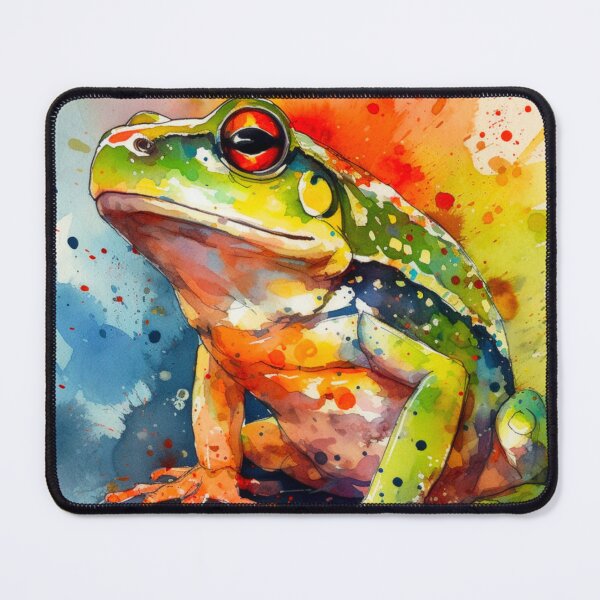 Item preview, Colorful Art frog print designed and sold by PaperieJennifer.