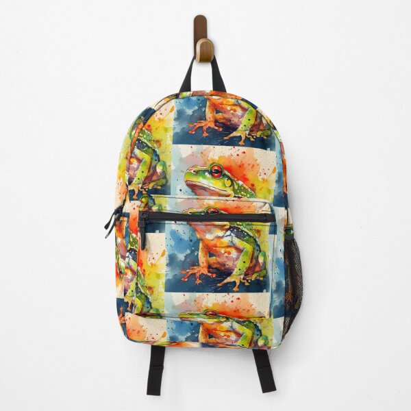 Item preview, Colorful Art frog print designed and sold by PaperieJennifer.