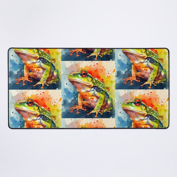 Item preview, Colorful Art frog print designed and sold by PaperieJennifer.