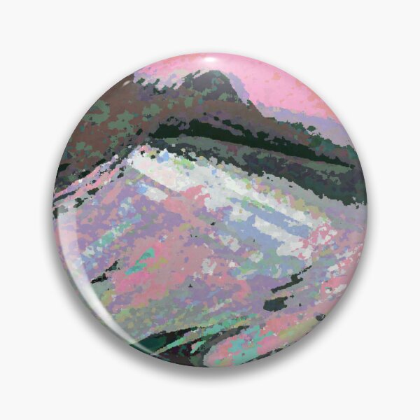 Item preview, Beyond Pink Mountains-Vaporwave Illustration designed and sold by MusicArtAndGrind.