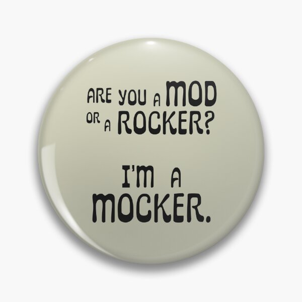 Item preview, Are you A Mod Or A Rocker designed and sold by thebcarts.
