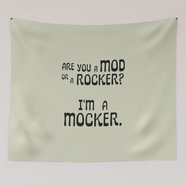 Item preview, Are you A Mod Or A Rocker designed and sold by thebcarts.
