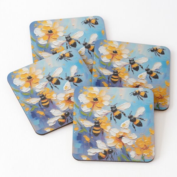 Artikelvorschau, Bees and Flowers entworfen und verkauft von kultomatic.