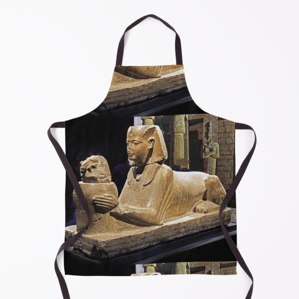 Item preview, vr 3319 / finition 2023 - 7 Statue du pharaon ramsès ll en sphinx faisant offrande d’une vasque à tête de bélier - Okaio Créations  Olavia-Olao designed and sold by o.okaïo.