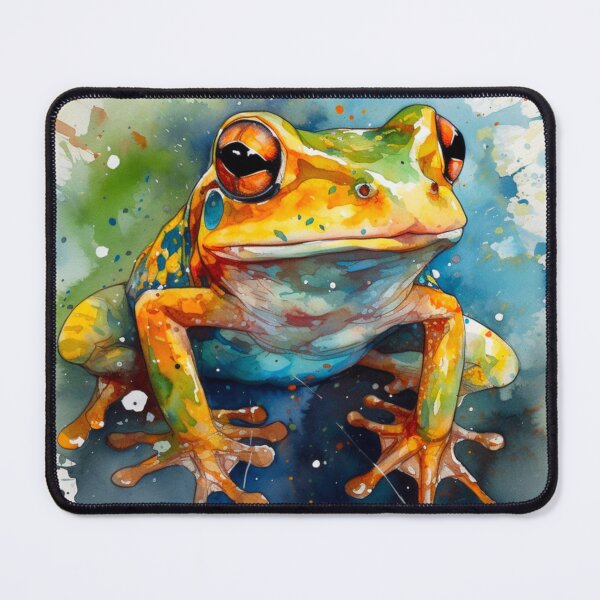Item preview, Colorful Art frog print designed and sold by PaperieJennifer.