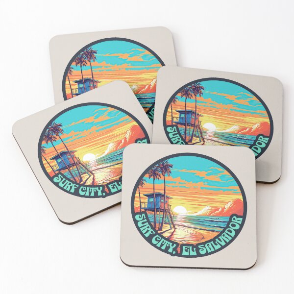 Item preview, Watching the  Sunset at the Beach,Surf City, El Salvador- Summer Time--Essential T-shirts and Hoodies designed and sold by PatriciaReyes.