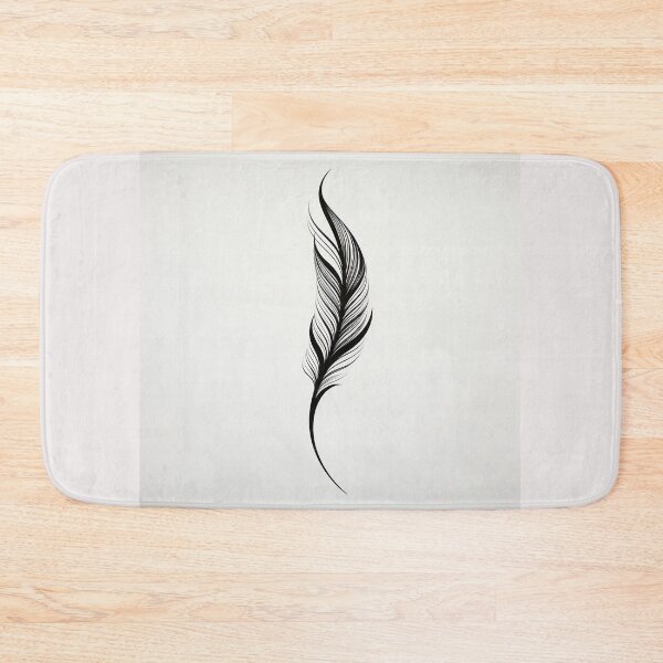Item preview, black line feather  designed and sold by posh1987.
