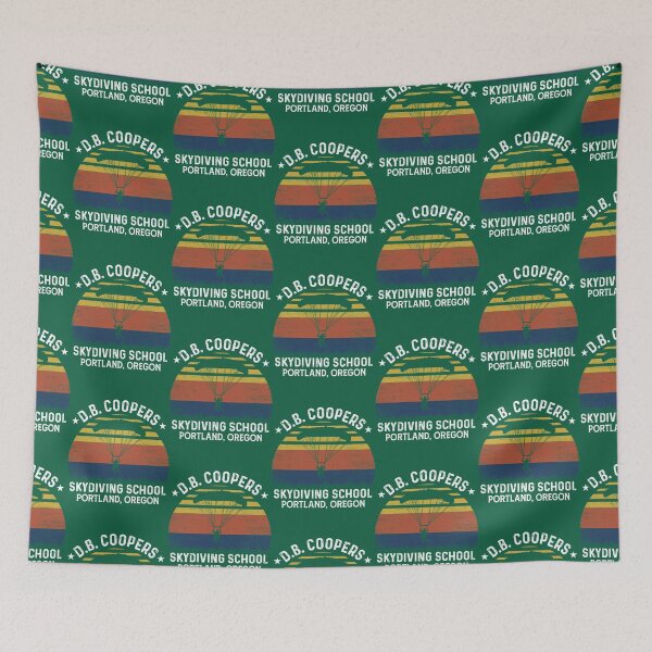 Item preview, DB Coopers skydiving school   designed and sold by CelestialbyA.