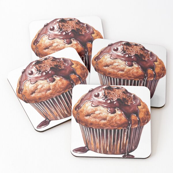Item preview, Chocolate cupcake designed and sold by TeddyPrint.