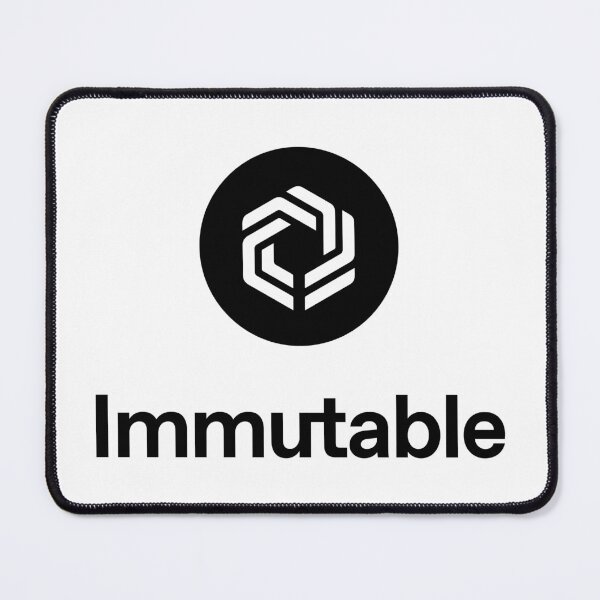 Item preview, Immutable IMX Crypto Altcoin - Black Stacked Logo designed and sold by CryptoMoods.