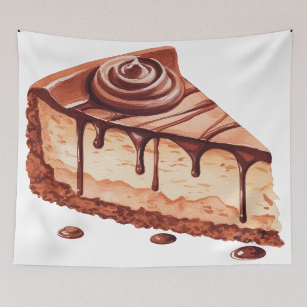 Item preview, Chocolate cheescake designed and sold by TeddyPrint.