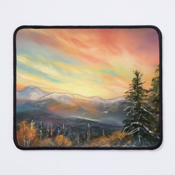 Item preview, The mountain view landscape 5 designed and sold by Red Witch Art.