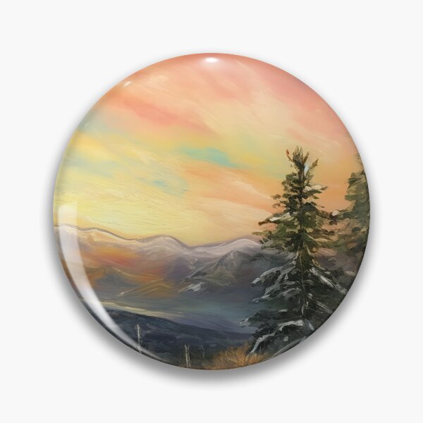 Item preview, The mountain view landscape 5 designed and sold by Red Witch Art.