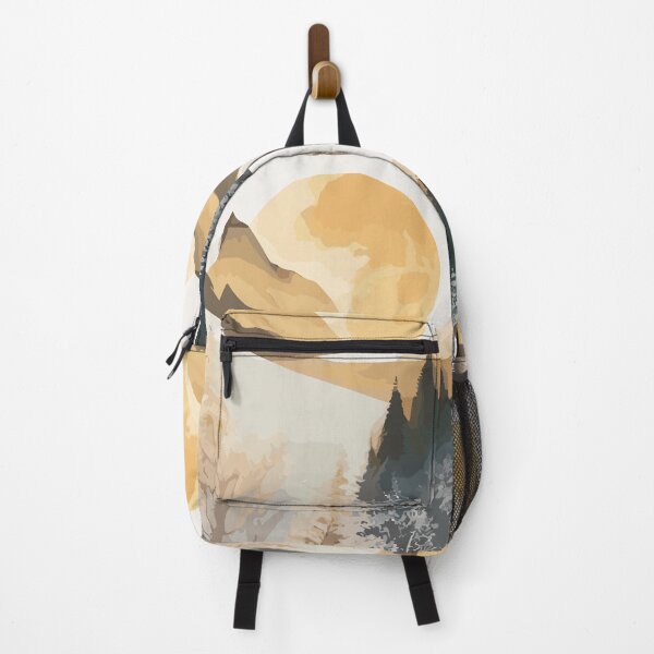 Item preview, Vintage nature mountain landscape sunrise designed and sold by Ascooepics.