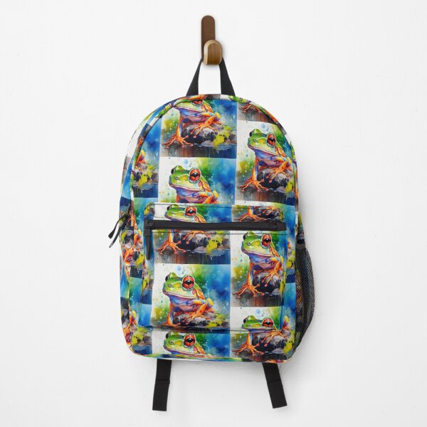 Item preview, Colorful Art frog print designed and sold by PaperieJennifer.