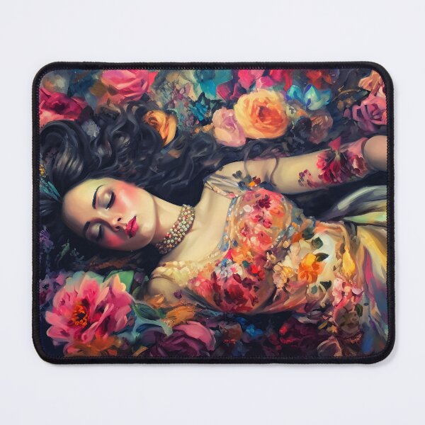 Item preview, Sleeping lady in the garden 3 designed and sold by Red Witch Art.
